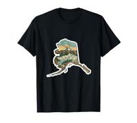 Alaska Tundra Nord Terres Sauvages Voyage Montagnes T-Shirt