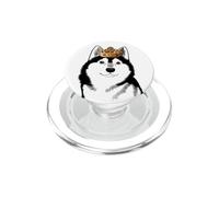 Alaskan Klee Kai Chien Portant Une Couronne PopSockets PopGrip pour MagSafe
