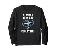 Alaskan Klee Kai The Official Dog of Cool People Cadeau Manche Longue