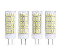 ALASON Ampoule LED G4 10W Halogène 100W équivalent, lumière du Jour Blanc Froid 6000K, Base G4 à Deux Broches, 1000 lumens, Angle de Faisceau 360 °, Ampoules LED G4 pour Lustre, Paquet de 4