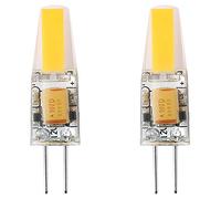 ALASON Ampoule LED G4 12V, 6W Equivalent 60W Halogène Lampe, Pas De Scintillement 600LM, 360° Angle de Faisceau, Non-Dimmable,Cool White,2PCS