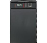 Alassio 0085 - Clipboard Made of Plastic, Black, Approx. 35 x 23 cm, Board with