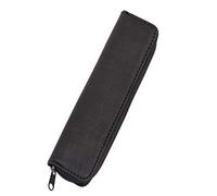 Alassio 2731 Étui en polyester pour stylos Noir env. 17 x 5 x 2 cm, étui en tissu compact avec boucles pour 2 stylos
