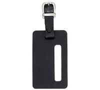 Alassio 43118 porte-étiquette pour valise en cuir véritable 11,5 x 7 cm 20 g (noir) 22903127