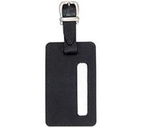 Alassio 43118 porte-étiquette pour valise en cuir véritable 11,5 x 7 cm 20 g (noir) 22903127 G
