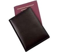 Alassio Passhülle aus echtem Nappaleder, mit RFID Document Safe Folie Porte-Carte d'identité, 14 cm, Noir (Schwarz)