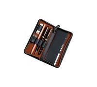 Alassio – Stylo 2638 – Cuir véritable – Noir