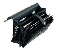 Alassio FORTE - Mallette pour documents - imitation cuir - noir G