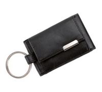 ALASSIO Mini porte-monnaie avec ornement métallique, noir