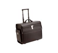 Alassio Trolley pilote Mondo 46 cm, 2 roulettes, compartiment PC, noir