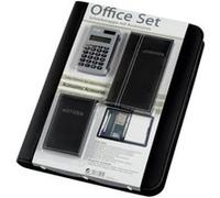 Alassio Office SET - Étui avec fermeture éclair pour documents - imitation cuir - noir G