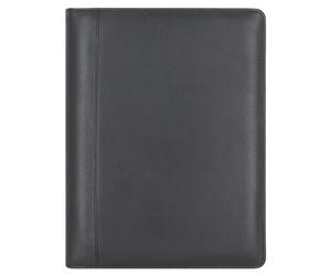 Alassio Porte-bloc Bosa en cuir 35 cm noir