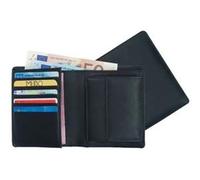 Alassio - porte-monnaie combi, en cuir, noir