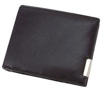 Alassio Porte-monnaie format horizontal en cuir noir