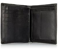Alassio - porte-monnaie combi, en cuir, noir Noir G