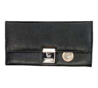 ALASSIO Portefeuille de serveur, en cuir nappa, noir