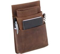 ALASSIO PRIDE&SOUL Sac ceinture pour portefeuille de serveur, brun