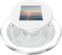 Alassio Riviera Italienne Coucher de Soleil Art Ghibli Style Manet PopSockets PopGrip pour MagSafe
