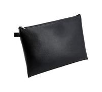 ALASSIO Sac de rangement cuir synthétique noir 23 x 16 cm - Mixte, fermeture éclair