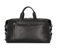 Alassio Topo Weekender Sac de voyage en cuir 50 cm noir