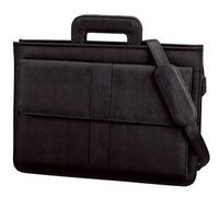 Alassio Serviette Aversa, Simili Cuir, Noir, Bandoulière