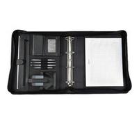Alassio Serviette classeur OSI format A4 simili cuir noir