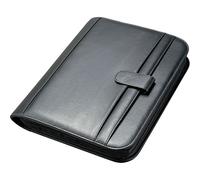 ALASSIO Serviette classeur RICCIONE format A4 PU Noir