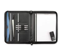 Alassio serviette-écritoire "MILANO", A4, simili cuir, noir