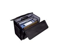 Alassio Trolley pilote ROCCA 40 cm microfibre, 2 roulettes, compartiment PC, noir