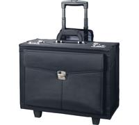 Alassio Valise de pilote "ROCCA" microfibre noir