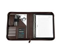 Alassio VITERBO - Étui avec fermeture éclair pour documents - cuir artificiel - brun G