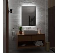 Alasta Dubai Miroir de Salle de Bain LED 70x110 cm - Miroir Mural avec Lumière Froide