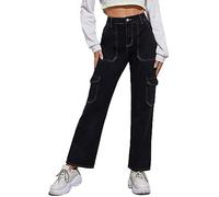 Alaster Queen Jeans Taille Haute Trendy Jeans Stretch Jeans Pantalons pour Femmes