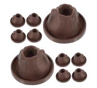 Alasum 10 Maquettes de Volcans en Plastique Solide, Grand Modèle Pédagogique de Volcan en Éruption Soi-même, Kit Scientifique Éducatif pour Expériences Ludiques en Classe et Maison