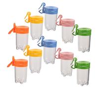 Alasum 10 Pièces Boîte Observation Insectes Garçon Fille Cages Transparentes avec Couvercle Rabattable Collecteur Portable pour Exploration Extérieure et Découverte Scientifique