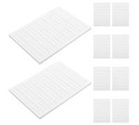 Alasum 10 Pièces Cahier D'écriture et Apprentissage Calligraphie pour Garçon et Filles Papier Blanc à Double Face, Lignes Pointillées et Traits Centraux, pour Activités de Maternelle
