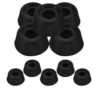 Alasum 10 pièces Lot de Embouts Queue Billard Caoutchouc Protection pour Queue de Billard Base Antidérapante Stable et Protège Embout Accessoires Pool Stick Polyvalents