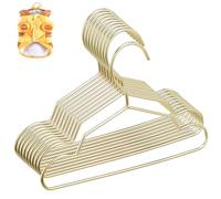 Alasum 10 pièces Mini Cintres Métalliques pour Vêtements de Petits Animaux Antidérapants et Solides Organisateur de Placard pour Tenues de Chats et Chiens Lot