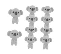 Alasum 10 pièces Miniature Koala Bear Keychains Décor Créatif Portable Léger Accessoire Pratique pour Clés Sac Cadeau Noël Anniversaire