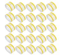 Alasum 100 Pièces Bandes de Papier Jaune pour Liage Sécurisé de Banque et Espèces Surface Lisse, pour Caisses de Supermarché et Banques