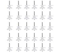 Alasum 100 Pièces Crochets Invisibles en ABS mini taille sans trace , protection murale pour cadres photo et autres suspensions pour chaque coin de votre maison