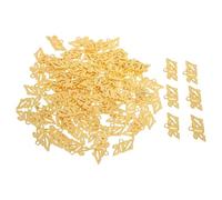 Alasum 100 Pièces Pendentif Breloque Doré 2027 en Alliage Poli Électroplacé, Élégant et Moderne, pour Fabrication de Bijoux DIY et Création de Bracelets