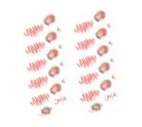 Alasum 10feuilles Autocollants Réalistes De Faux Blessures Et Cicatrices Pour Pranks Halloween Et Fête Avril Fool's Day Sécurisés Pour Peau