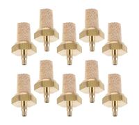 Alasum 10pièces Buse de Filtre Cuivre pour Machine à Fumée de Scène Embout de Filtration et Réducteur de Bruit pour Tube Huile Accessoires pour Effets de Fumée