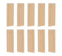 Alasum 10pièces Lot de Marque-pages Bambou Vierges pour Bricolage DIY Décorations Personnalisées Étiquettes et Ornements pour Fêtes et Cérémonies