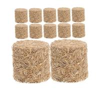 Alasum 12 pièces Mini de Paille Décor Rustique pour Maison de Poupée Accessoires Miniatures pour Scène de Ferme et Jardin Intérieur
