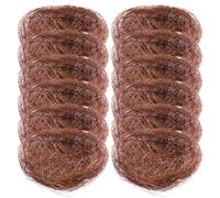 Alasum 12 pièces Nids Oiseaux Artificiels Décoratifs Mousse Naturelle pour Jardin Volière et Décoration Intérieure Extérieure