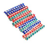 Alasum 12 Pièces Piège à Doigts Bambou Chinois pour Garçon Fille Activités de Fête et Développement des Compétences Motrices pour Jeux Maison et Plein Air