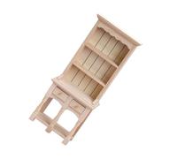 Alasum 12 pour Maison de Poupée Meuble Miniature Armoire Étagère 1 Pièce Décoration Créative pour Garçon et Filles et Collection de Jouets Modèle Réaliste et Compact