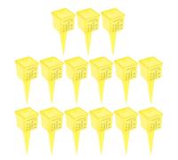 Alasum 15 Pièces Pluviomètre Extérieur Plastique pour Jardin et Pelouse Mesure Précise Pluie avec Support Robuste Résistant Aux Intempéries Outil Multifonction pour Arrosage et Suivi des